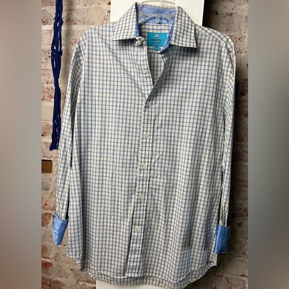 Men’s large Christian Augard dress shirt.